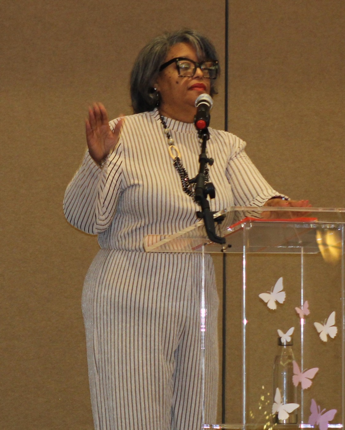Judge Helivi Holland delivers the legal keynote.